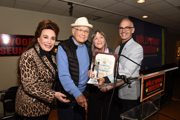 Donelle Dadigan, Norman Lear, Geri Jewell and Mitch O'Farrell Photo