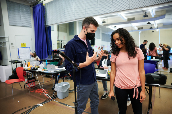 Director Luke Sheppard and Lorna Courtney  Photo