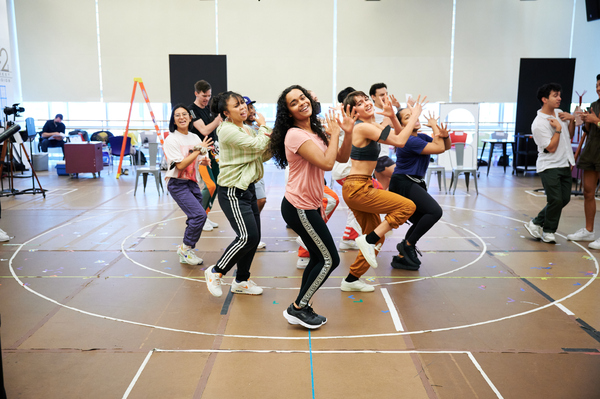 Lorna Courtney and the cast Photo