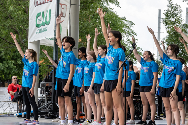 Photos: Inside New Albany Middle School's PERFORMANCE AT THE COLUMBUS ARTS FEST 