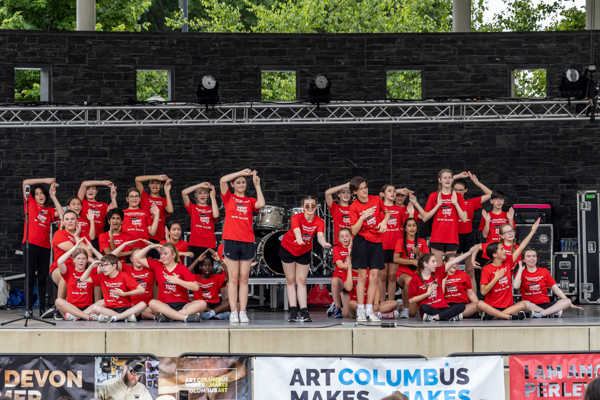 Photos: Inside New Albany Middle School's PERFORMANCE AT THE COLUMBUS ARTS FEST Image