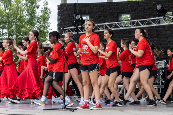 Photos: Inside New Albany Middle School's PERFORMANCE AT THE COLUMBUS ARTS FEST 