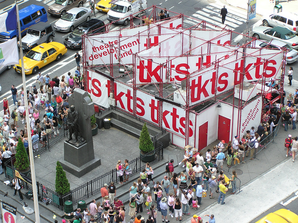 Photos: TKTS Times Square Turns 49 - See the Iconic Ticket Booth Through the Years Image