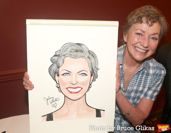 Photos: Julie White Receives Her Portrait at Sardi's Image