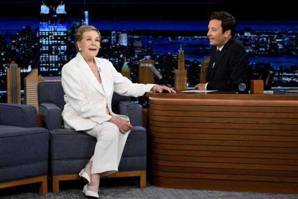 Julie Andrews and Jimmy Fallon Photo