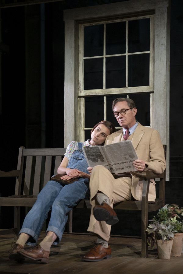 Melanie Moore (“Scout Finch”) and Richard Thomas (“Atticus Finch”) Photo