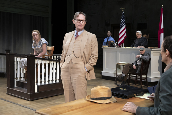 Arianna Gayle Stucki (“Mayella Ewell”), Richard Thomas (“Atticus Finch”), Ste Photo