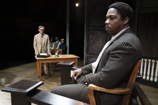 Richard Thomas (“Atticus Finch”), Yaegel T. Welch (“Tom Robinson”) and The Co Photo