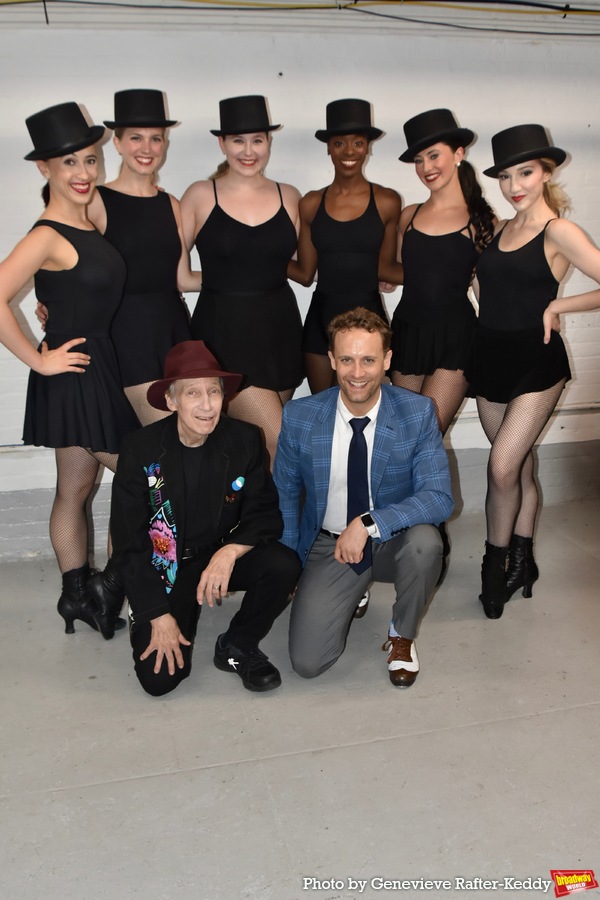 Scott Siegel and Danny Gardner with  The Broadway By The Year Dancers- Emily Applebau Photo