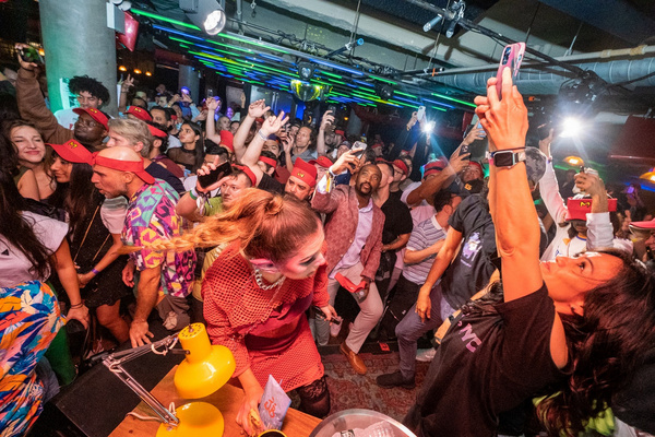 Photos: Broadway's Jay Armstrong Johnson And Mikayla Petrilla Perform With Steve Aoki at Goblintown NFT Party Image