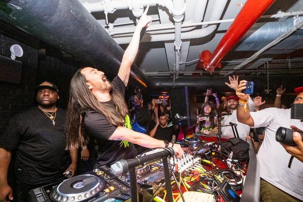 Photos: Broadway's Jay Armstrong Johnson And Mikayla Petrilla Perform With Steve Aoki at Goblintown NFT Party Image