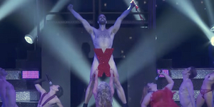 Jason Tam & Bonnie Milligan Belt Out the Broadway Bares XXX Opening Number Video
