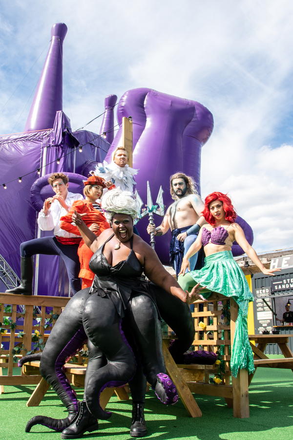 Photos: UNFORTUNATE THE UNTOLD STORY OF URSULA THE SEA WITCH Invades London South Bank 