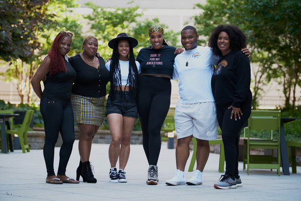 Cast;  (from left to right) Donna Glaesener, Shanique Holly-Hill, Alayna Miller, TaNi Photo