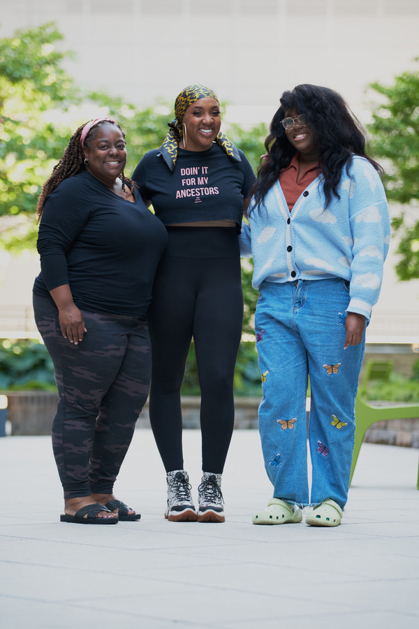 Directing Team;  (from left to right) Shayla Mitchell Associate Director, TaNisha For Photo