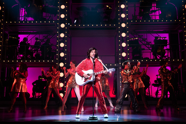 Will Swenson and the cast of A Beautiful Noise, The Neil Diamond Musical  Photo