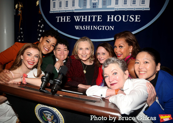 Julianne Hough, Lilli Cooper, Lea DeLaria, Hillary Clinton, Rachel Dratch, Julie Whit Photo