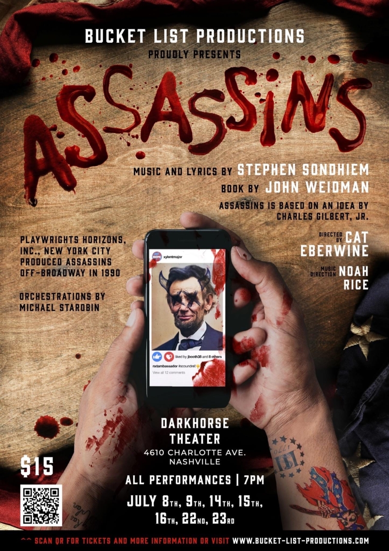 Review: Bucket List Productions' 'Eerily Prescient' ASSASSINS: THE MUSICAL Opens at Nashville's Darkhorse Theater  Image