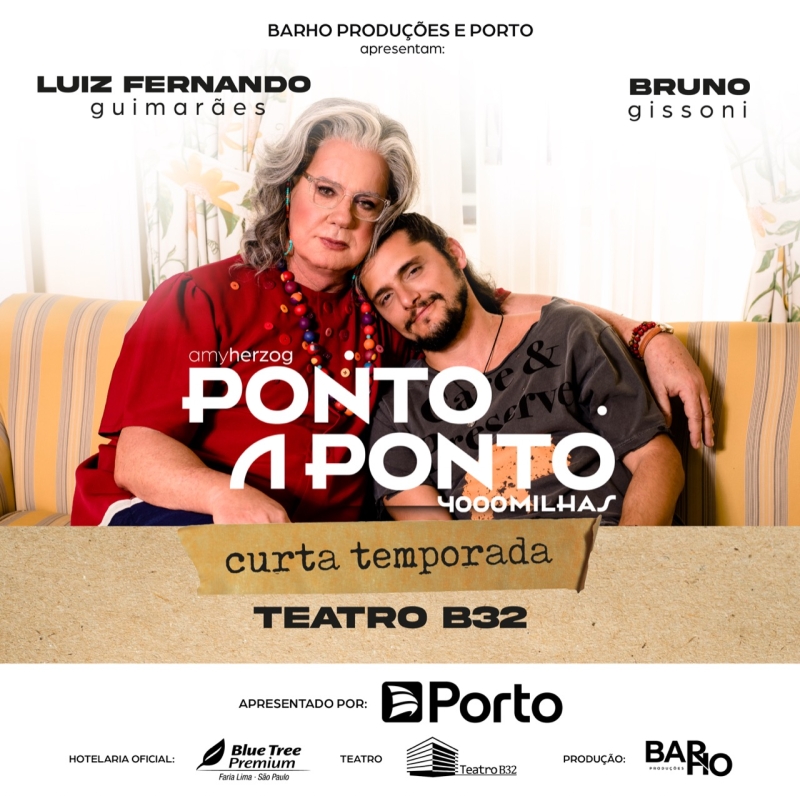 After Great Success in Rio de Janeiro, PONTO A PONTO (Amy Herzog's 4000 Miles) Opens for a Short Season in Sao Paulo 