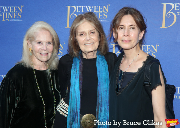 Daryl Roth, Gloria Steinem and Jessica Hecht Photo