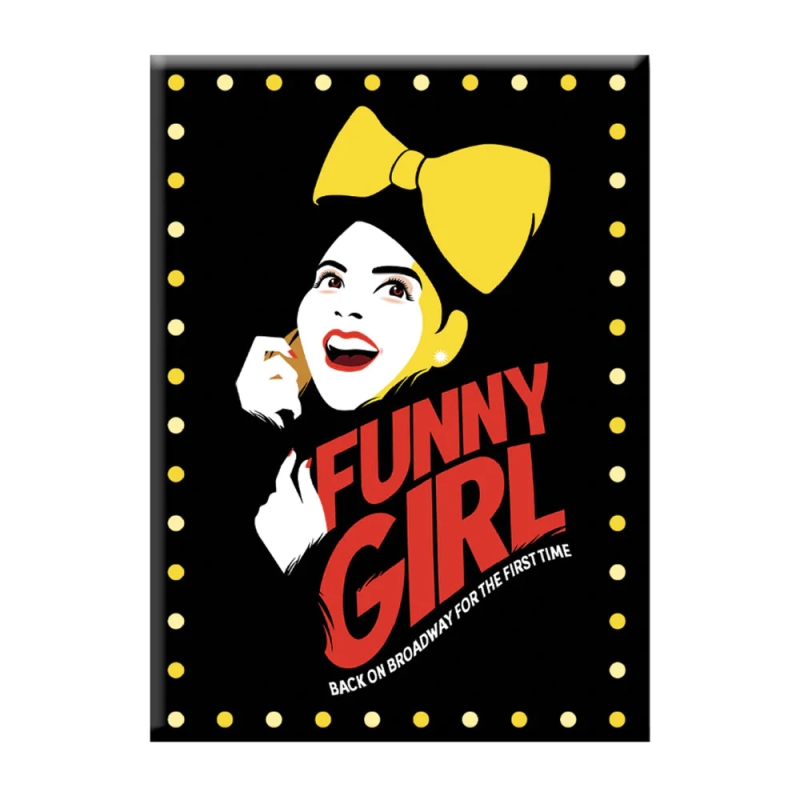 Funny Girl Logo Magnet