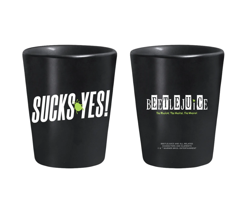 Sucks Yes Shot Glass from Beetlejuice
