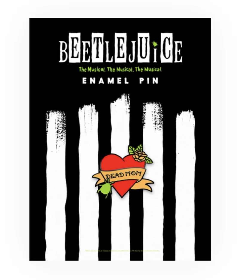 Dead Mom Enamel Pin from Beetlejuice