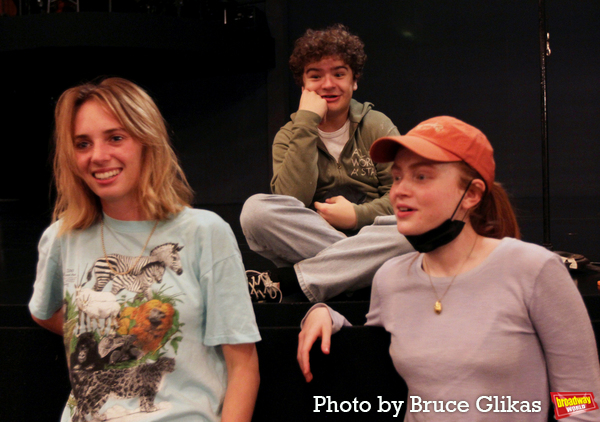 Maya Hawke, Gaten Matarazzo and Sadie Sink Photo