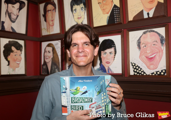 Alex Timbers and his new book "Broadway Bird" Photo