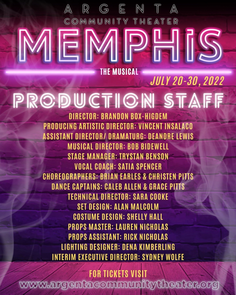Review: MEMPHIS THE MUSICAL at Argenta Community Theatre Addresses Racial Tension and Change During the Rise of Rock-N-Roll 