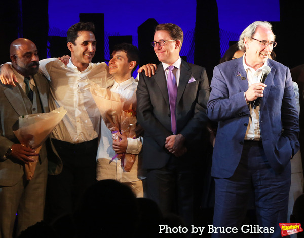 Faran Tahir, Amir Arison, Eric Sirakian, Playwright Matthew Spangler and Director Gil Photo
