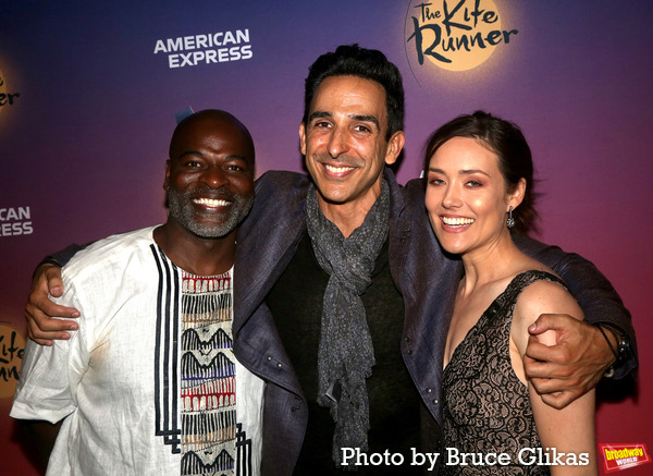 Hisham Tawfig, Amir Arison and Megan Boone Photo