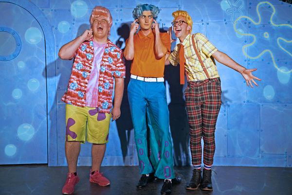Nick DiSandro as SpongeBob Squarepants, Andrew Sparks as Patrick Star & Thomas Greene Photo