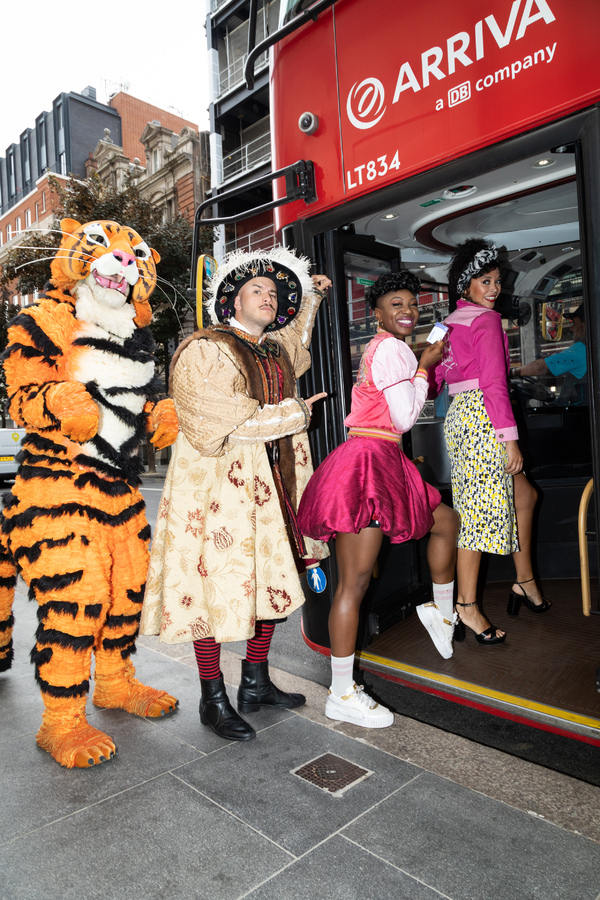 Photos: Cast Members From & JULIET, GREASE, and More Gather at Tottenham Court Road Station in Honour of Kids Week 