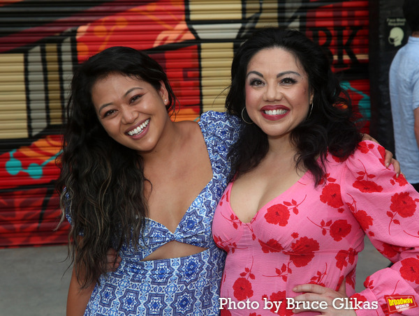 NEW YORK, NEW YORK - JULY 27: Guests pose at "Arts District: An Immersive Art Experie Photo