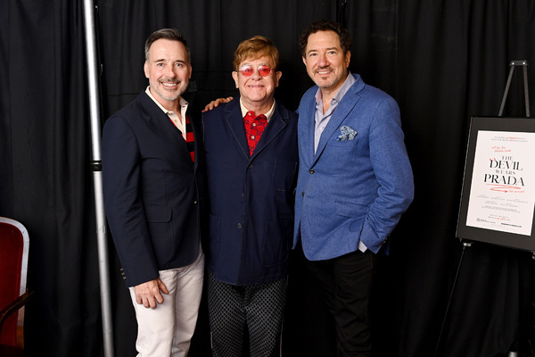 Photos: Elton John Visits THE DEVIL WEARS PRADA in Chicago Image