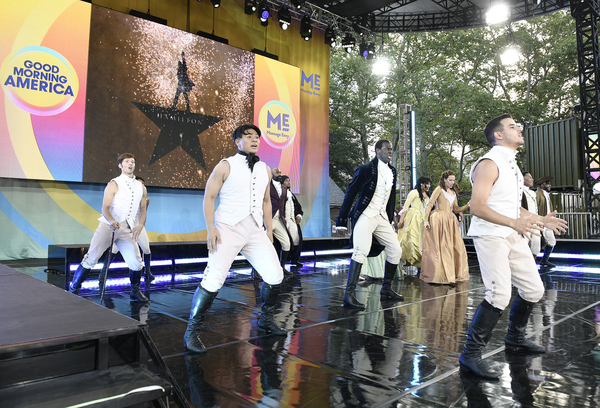 Photos: First Look At The Cast of HAMILTON Performing In Their First-Ever Morning Show Concert Image