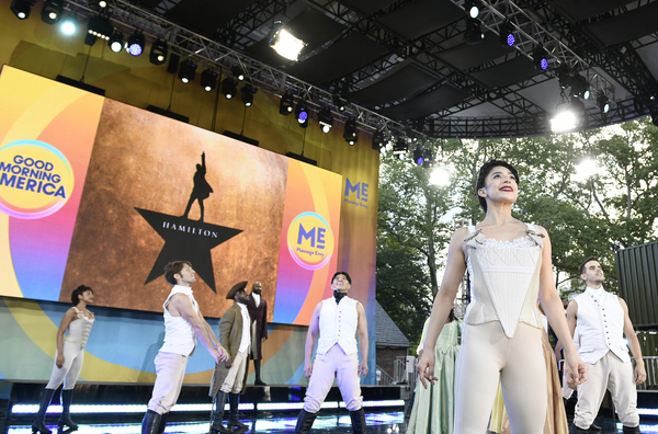 Photos: First Look At The Cast of HAMILTON Performing In Their First-Ever Morning Show Concert Image