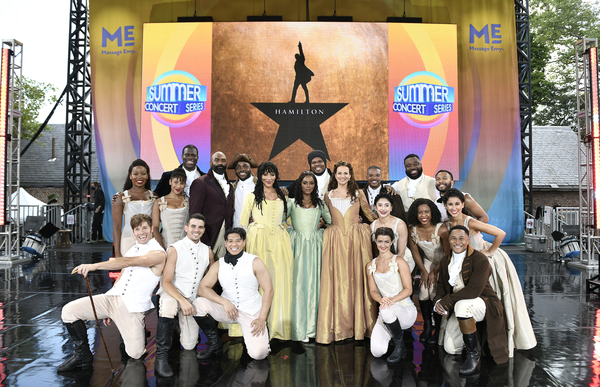 Photos: First Look At The Cast of HAMILTON Performing In Their First-Ever Morning Show Concert Image