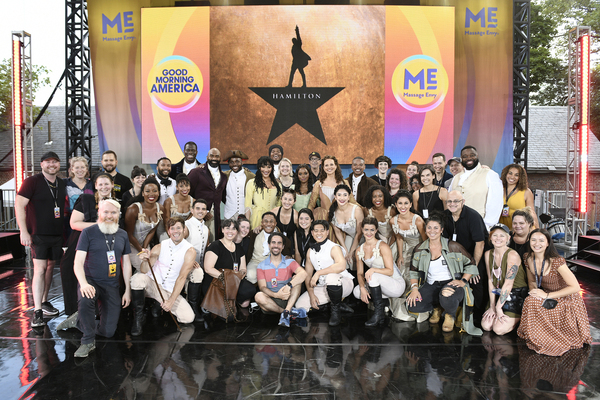 Photos: First Look At The Cast of HAMILTON Performing In Their First-Ever Morning Show Concert Image