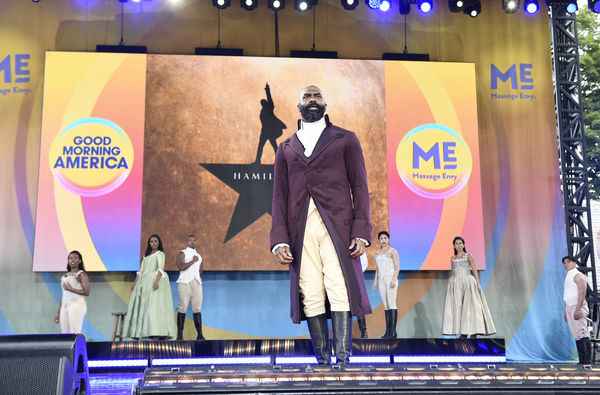 Photos: First Look At The Cast of HAMILTON Performing In Their First-Ever Morning Show Concert Image