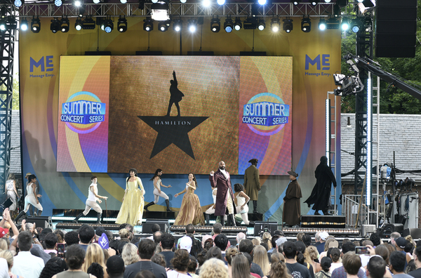 Photos: First Look At The Cast of HAMILTON Performing In Their First-Ever Morning Show Concert Image