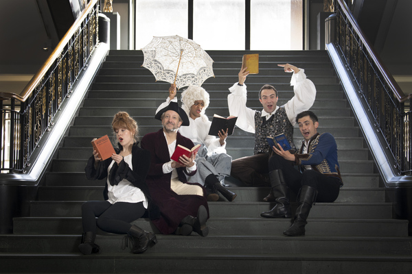 Photos: The Cast of Edinburgh Fringe Show CLASSIC! Visits National Library of Scotland 