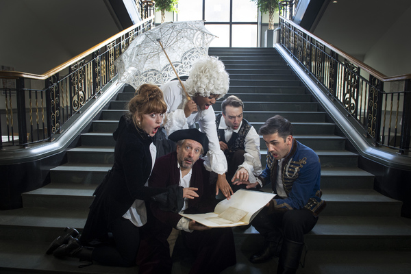 Photos: The Cast of Edinburgh Fringe Show CLASSIC! Visits National Library of Scotland 