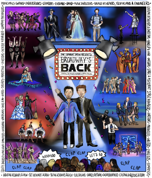 Winning Fan Art Selected by the Museum of Broadway Image