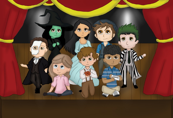 Winning Fan Art Selected by the Museum of Broadway Image