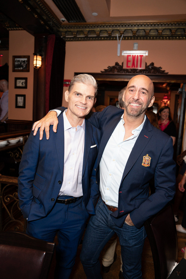 Andreas Pliatsikas and Michale Walls at 54 Below on August 4, 2022 Photo by Leslie Farinacci