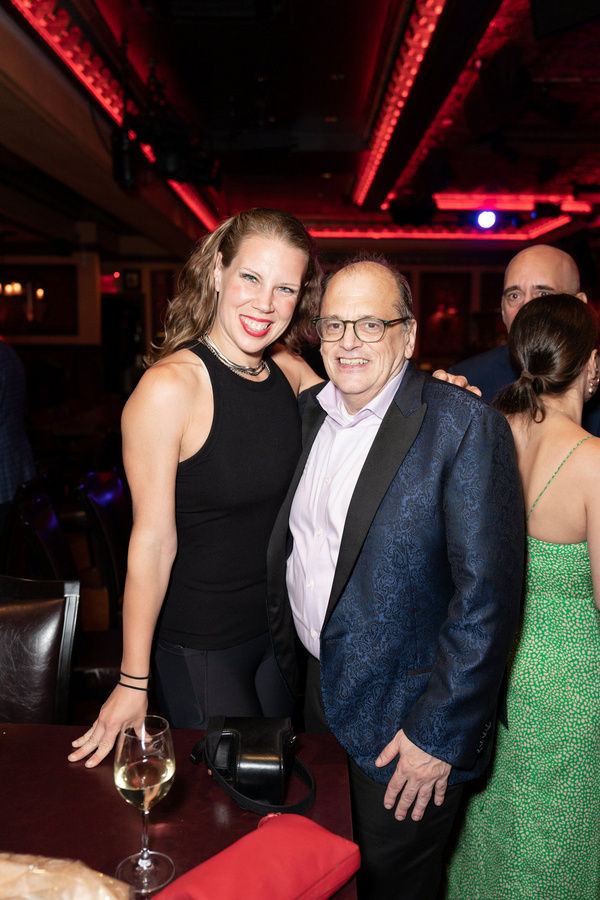 Katie Thrashed and John Minnock at 54 Below on August 4, 2022 Photo by Leslie Farinacci