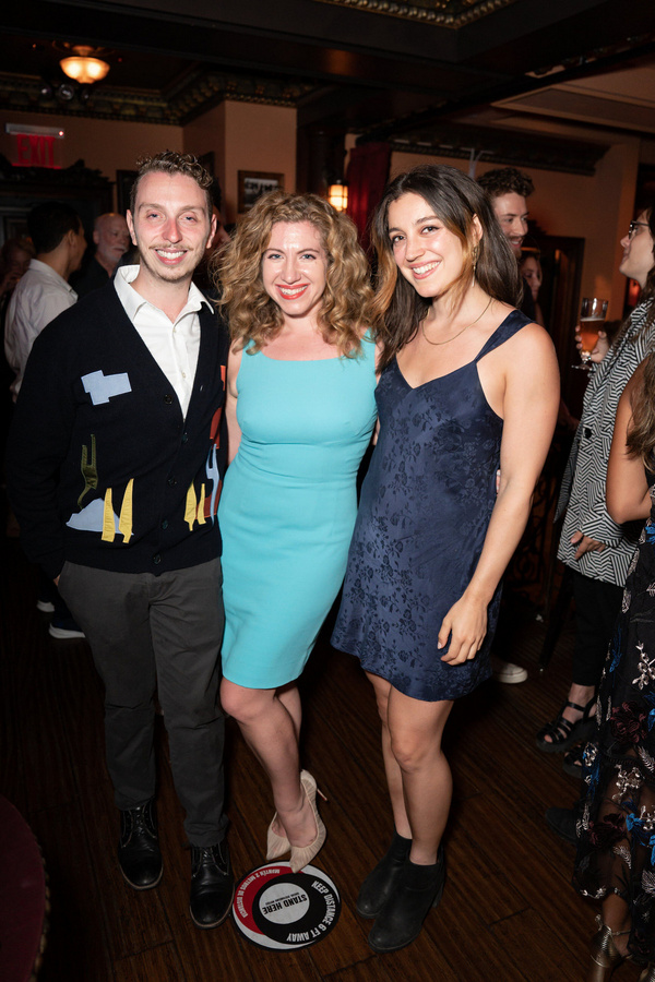 Dylan McCarthy, Lydia Liebman and Bari Bossis at 54 Below on August 4, 2022 Photo by Leslie Farinacci