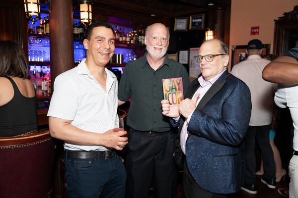 Ric Little, Ed Minnock and John Minnock at 54 Below on August 4, 2022 Photo by Leslie Photo